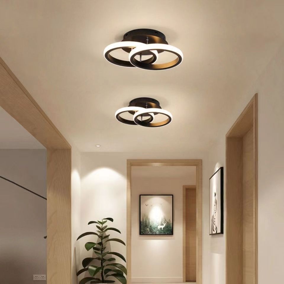Modern LED Double Ring Ceiling Light