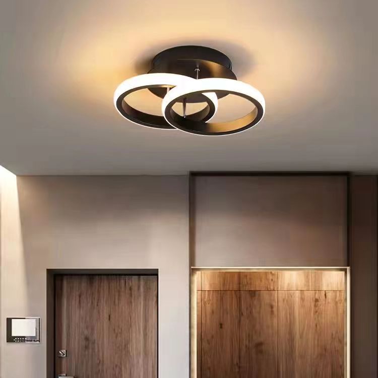 Modern LED Double Ring Ceiling Light