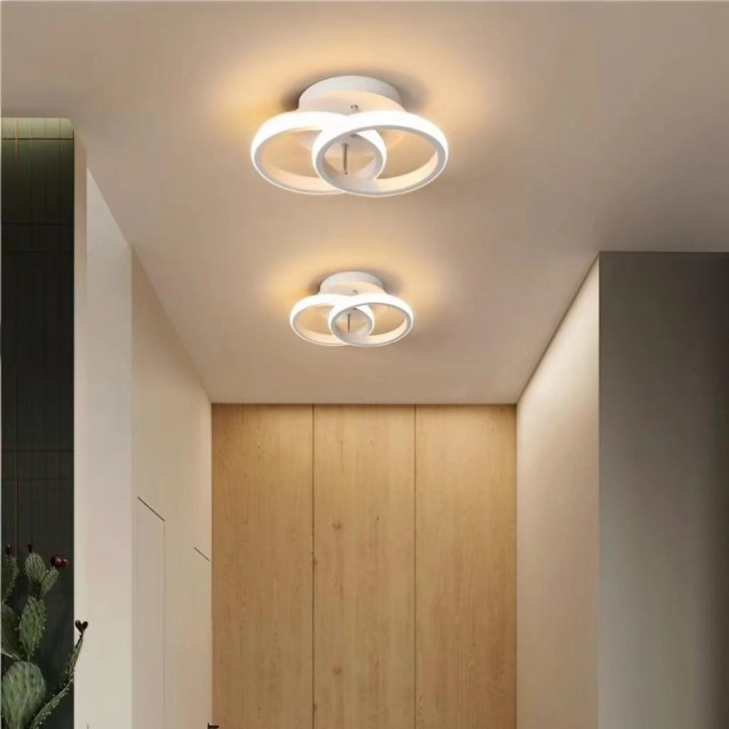 Modern LED Double Ring Ceiling Light