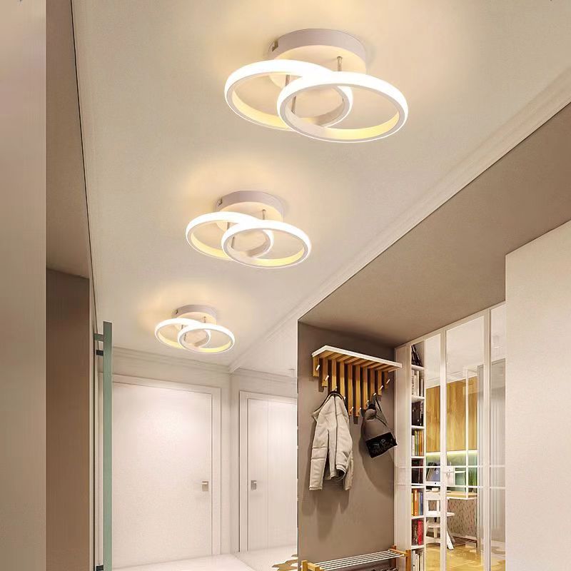 Modern LED Double Ring Ceiling Light