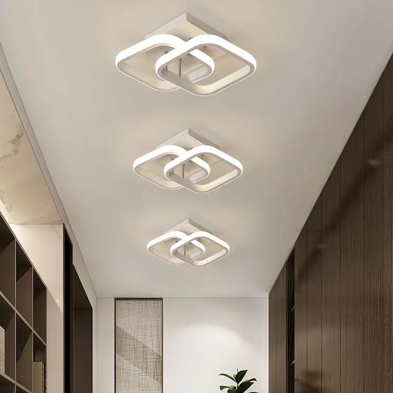 Modern LED Double Ring Ceiling Light