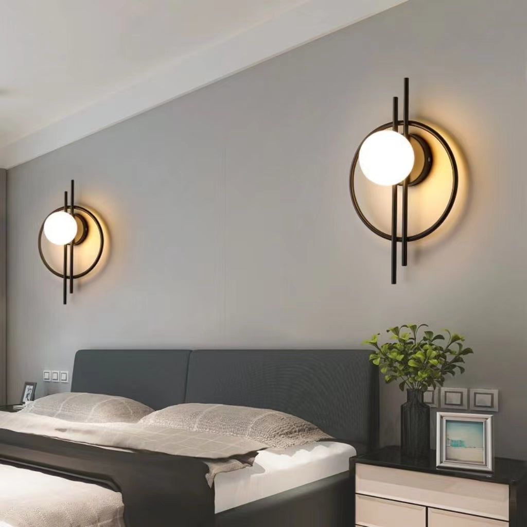 Modern Luxury Metal Ring Wall Light