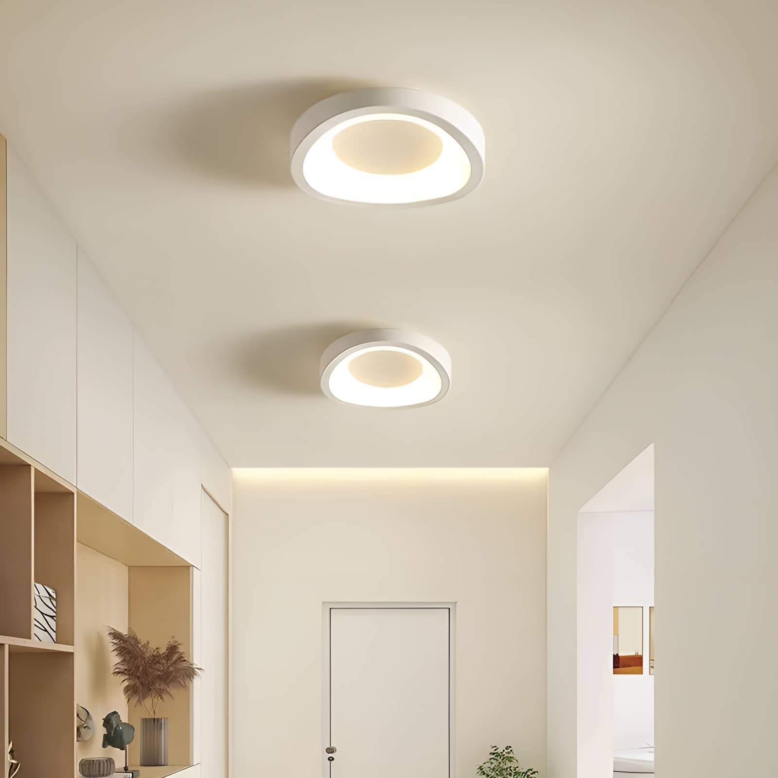 Modern White Wave Cloud Ceiling Light