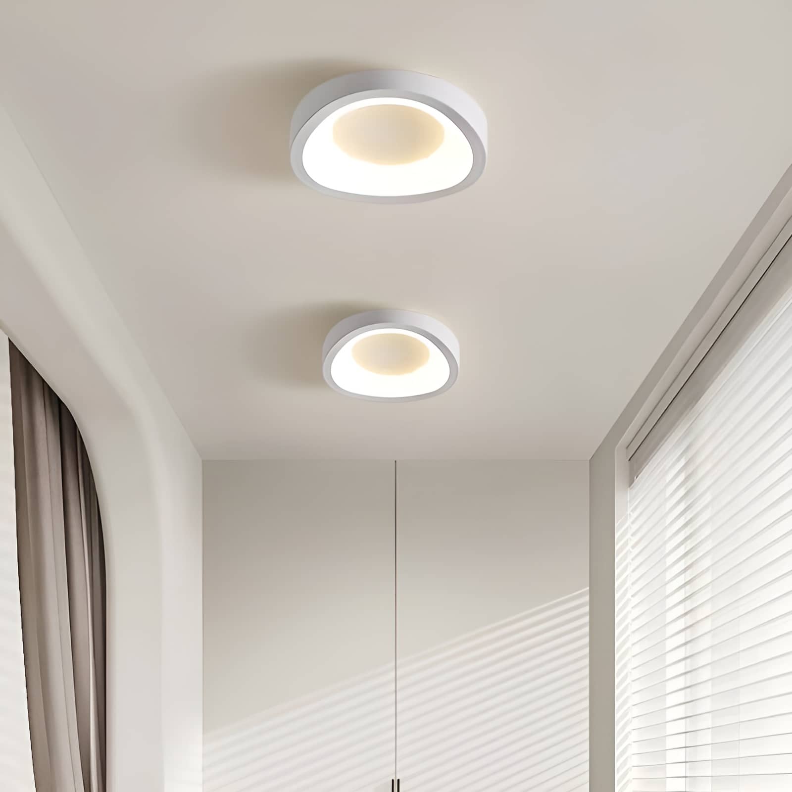 Modern White Wave Cloud Ceiling Light
