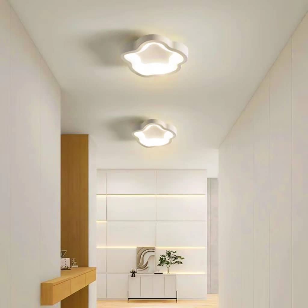 Modern White Wave Cloud Ceiling Light