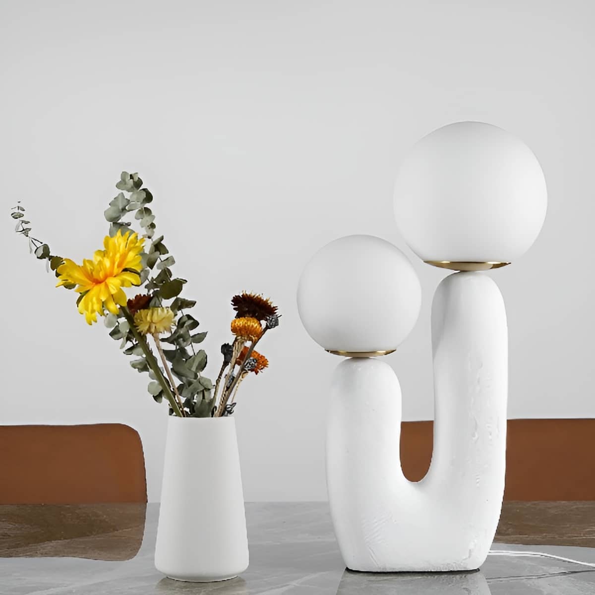 Nordic Oo Rough Contemporary Bedside Lamp