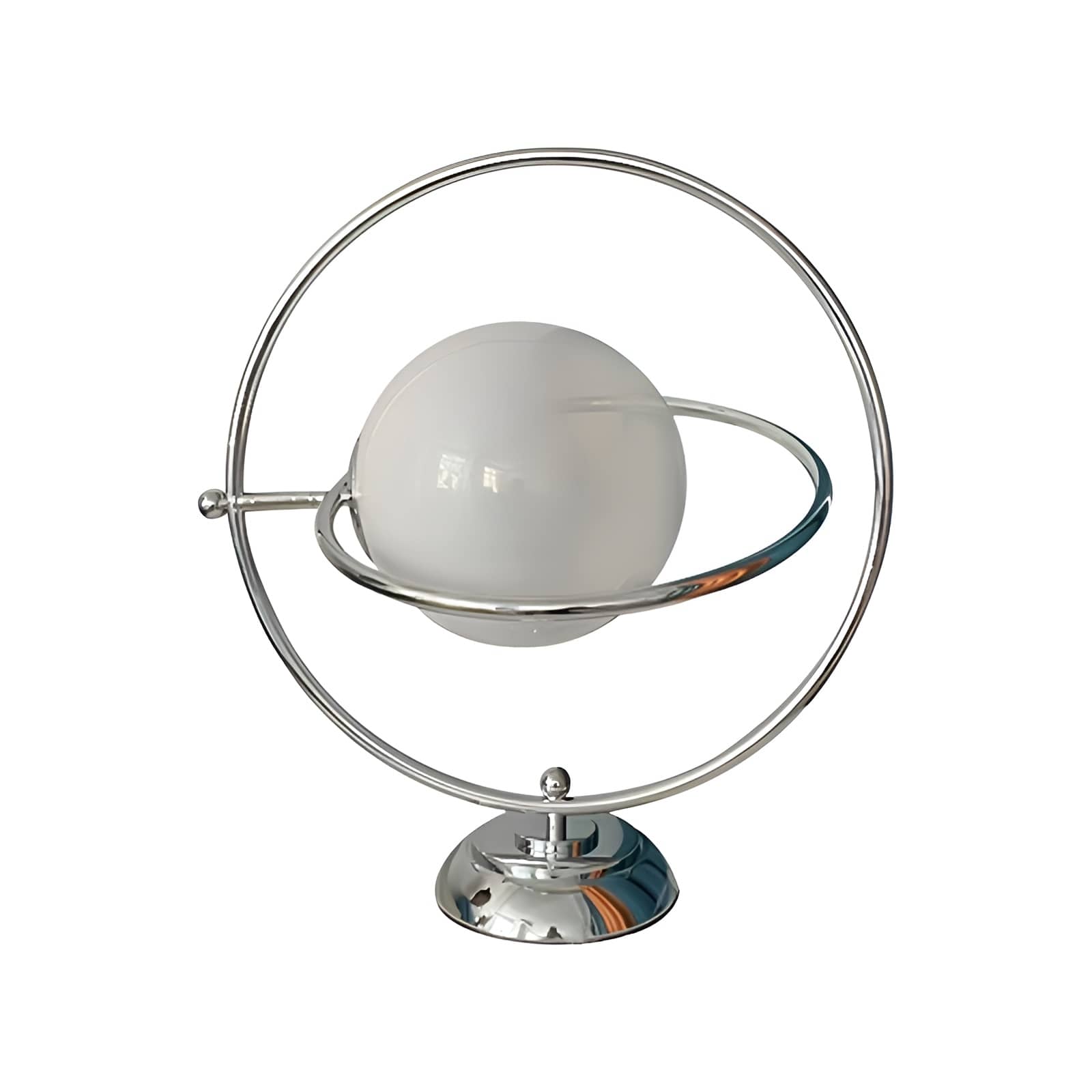 Space Age Rotatable Glass Planet Table Lamp