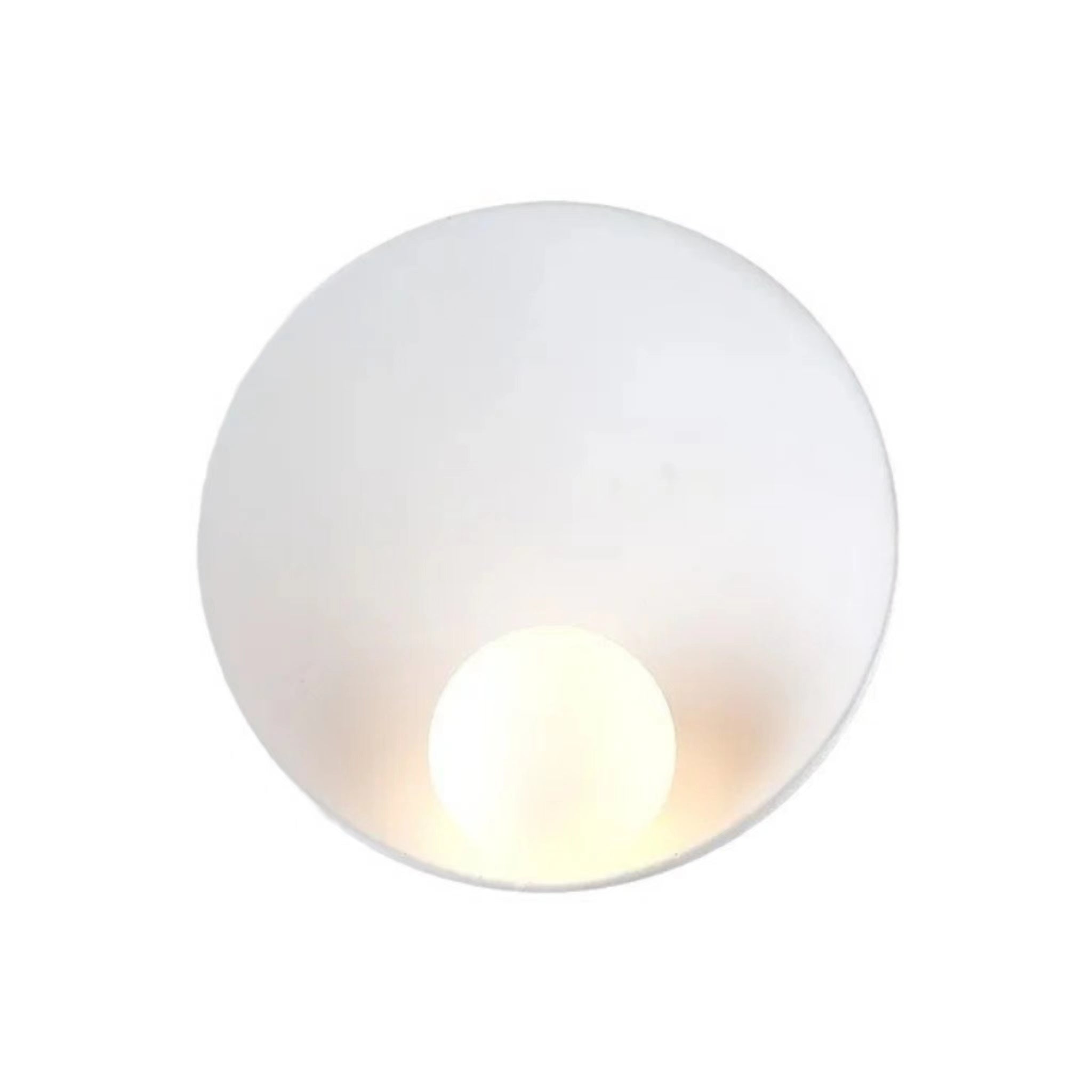Modern Round Disc Resin Wall Light
