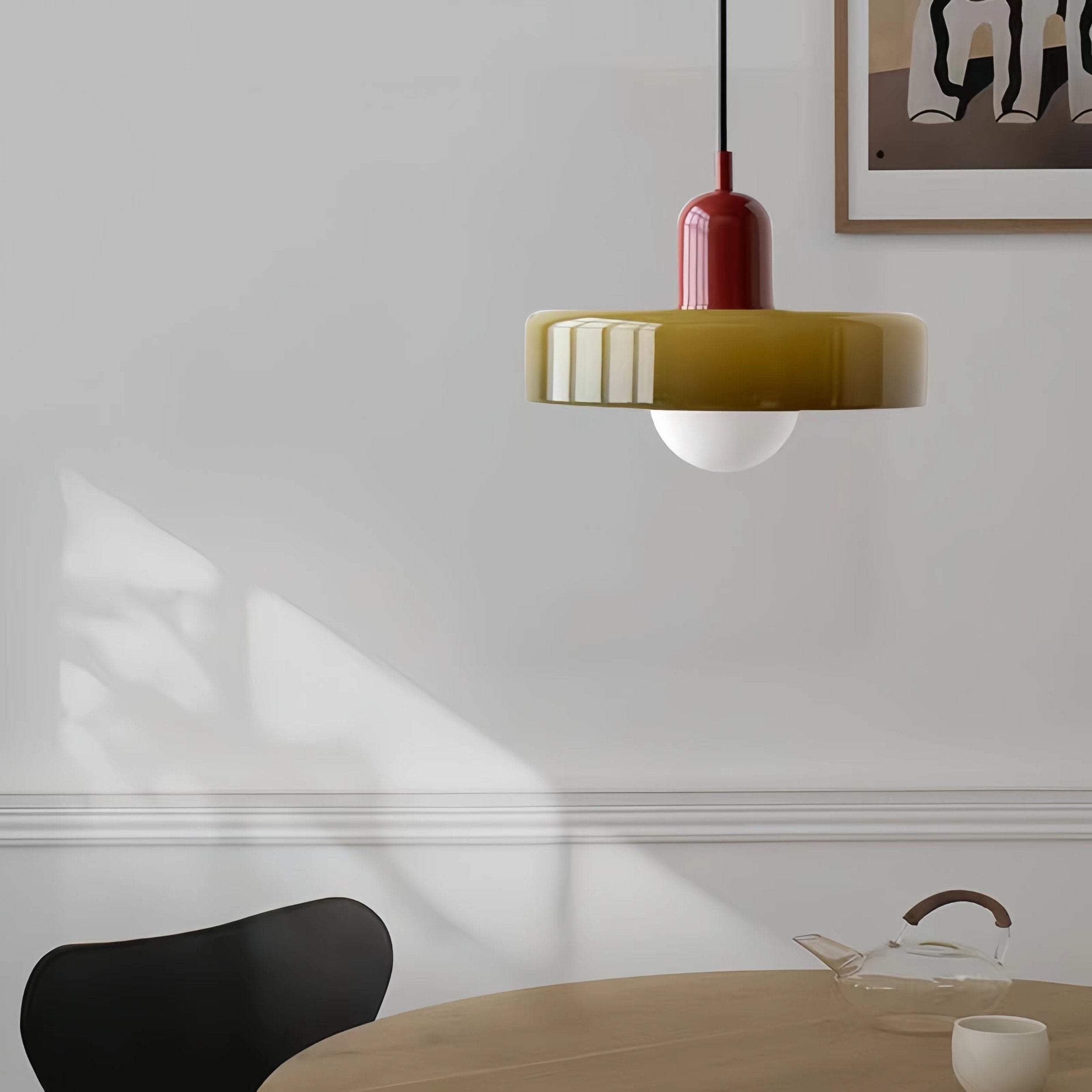 Morandi Glass Disc Pendant Light