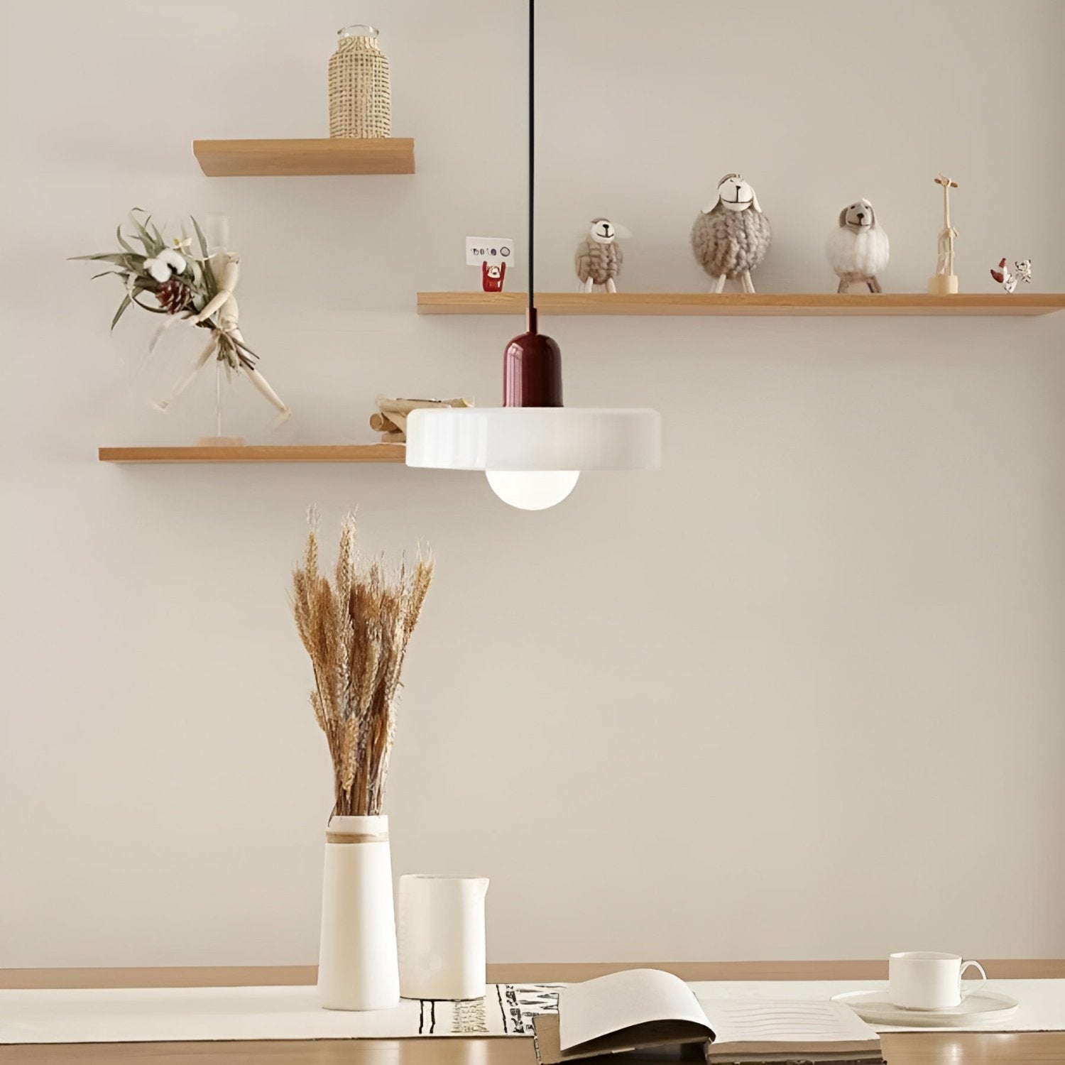 Morandi Glass Disc Pendant Light