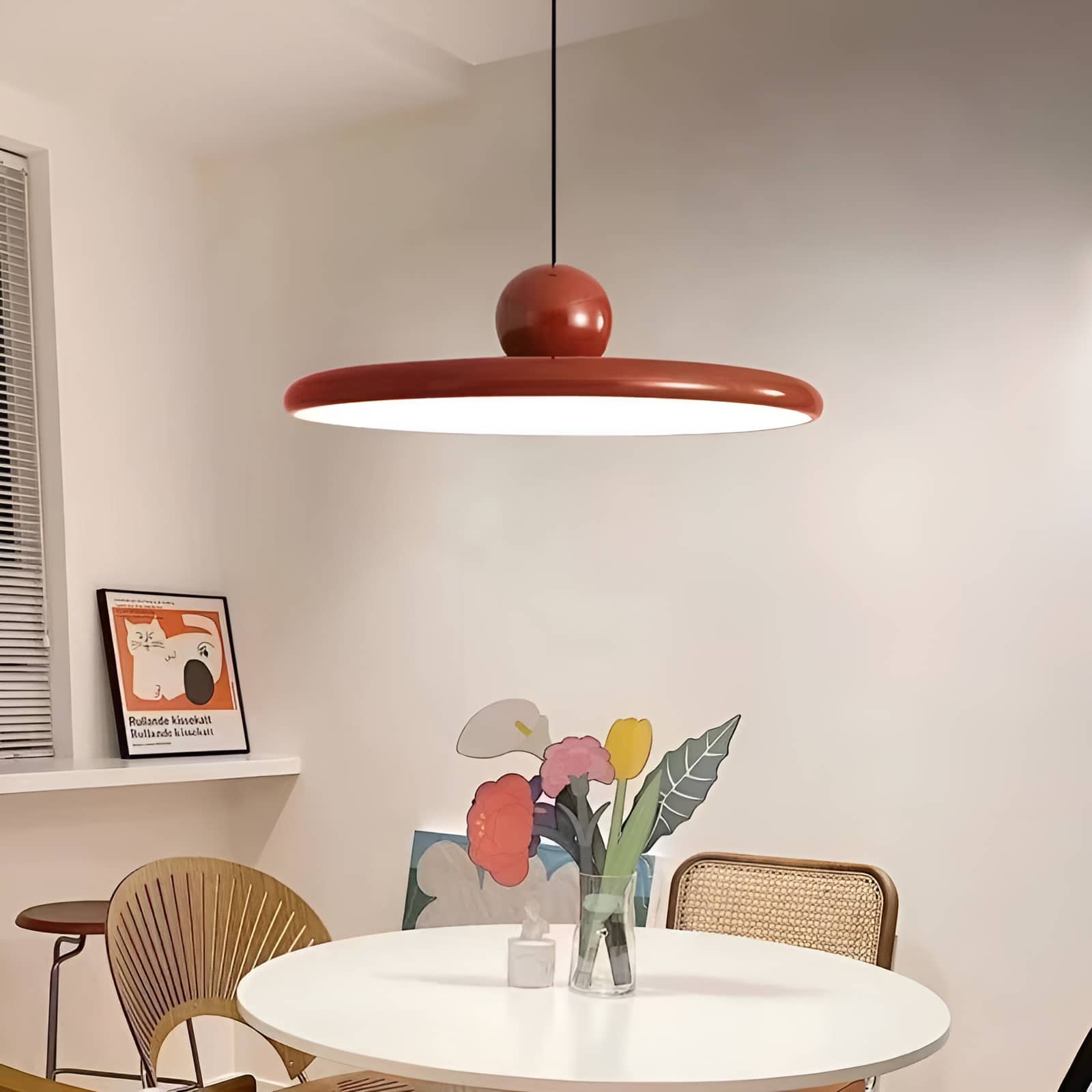 Nordic Bauhaus Flying Disc Pendant Light