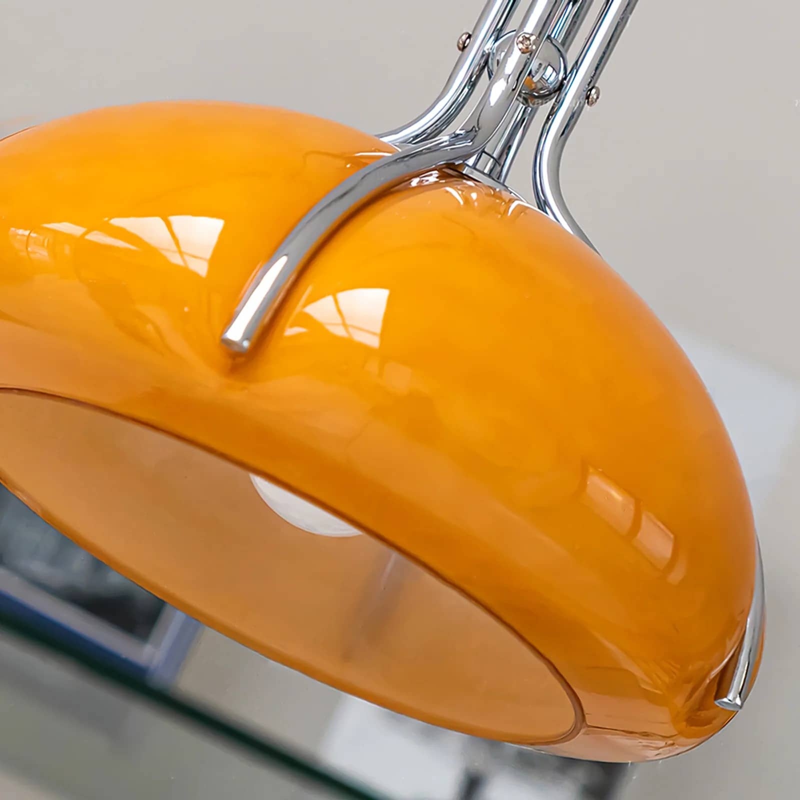 Nordic Bauhaus Pumpkin Glass Pendant Light
