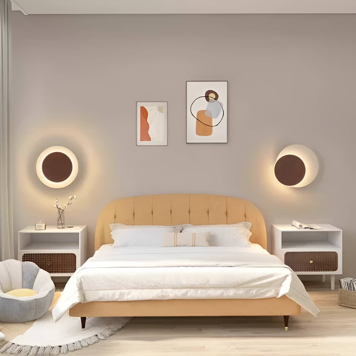 Minimalist Rotatable LED Wall Lamp for Modern Interiors