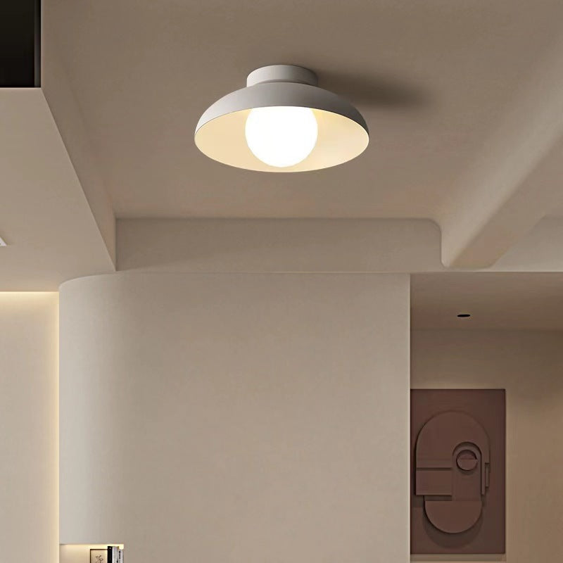 Nordic Minimalist Bowl Shape Iron Ceiling Light