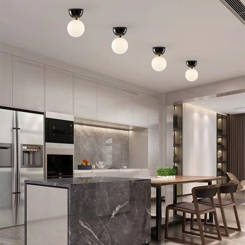 Nordic Modern Bauhaus Globe Ceiling Light