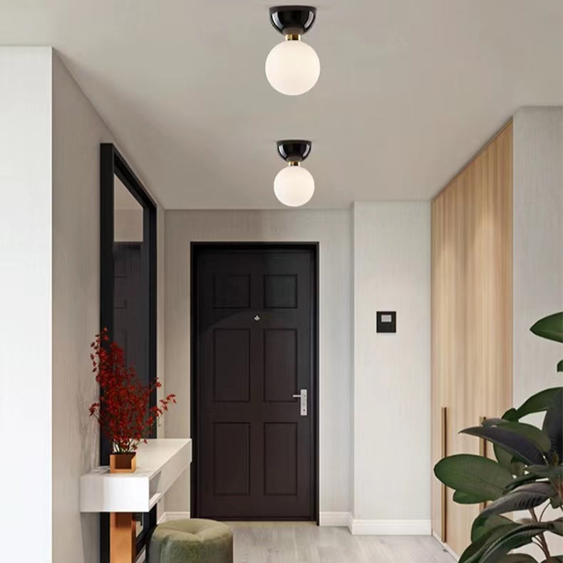 Nordic Modern Bauhaus Globe Ceiling Light