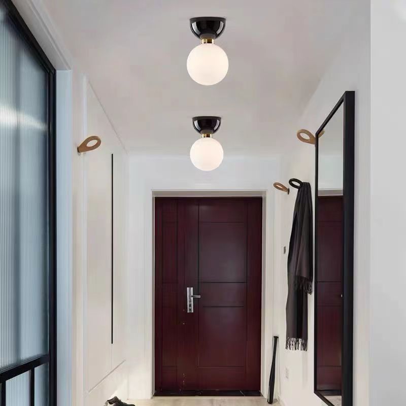 Nordic Modern Bauhaus Globe Ceiling Light