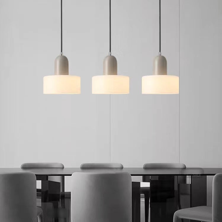 Nordic Modern Cylinder Glass Pendant Light