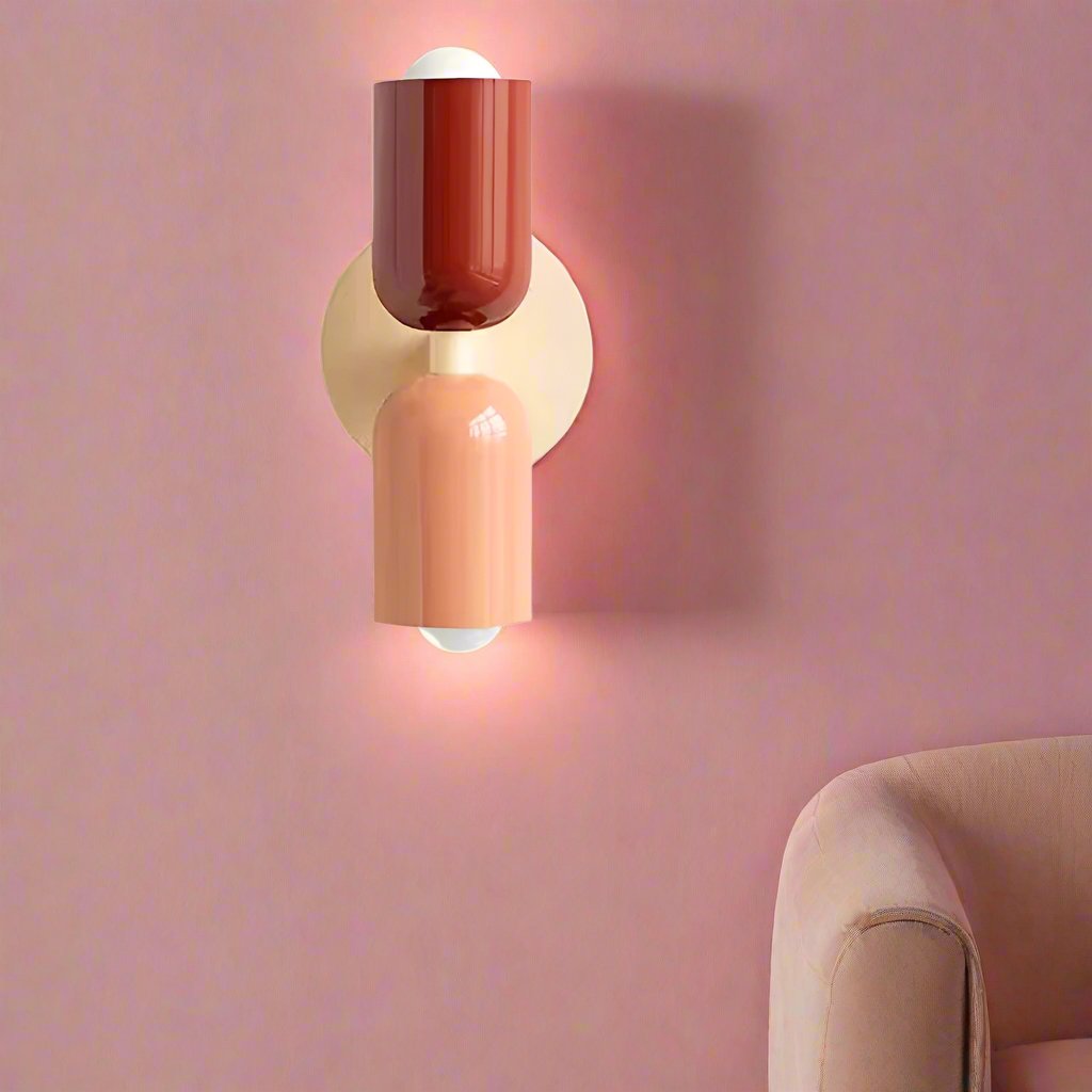Modern Macaron Up Down Wall Light