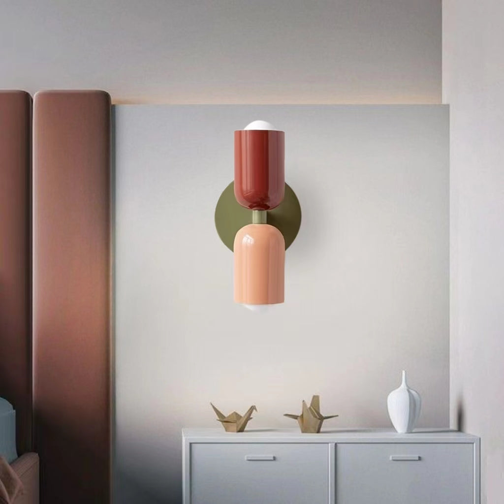 Modern Macaron Up Down Wall Light