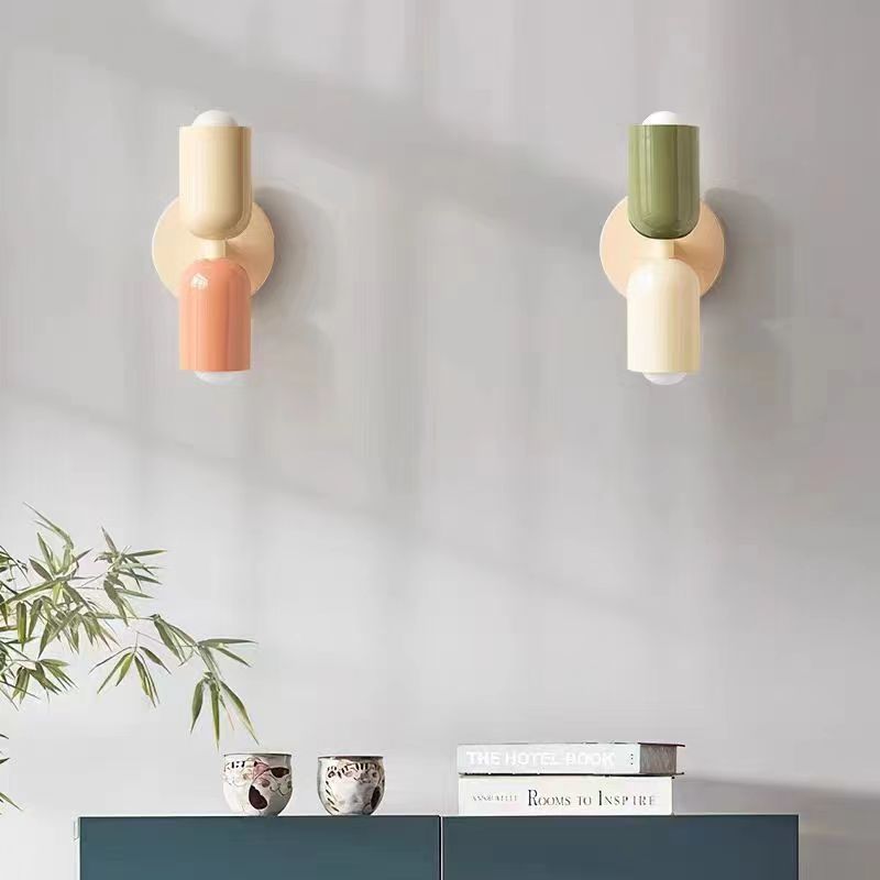 Modern Macaron Up Down Wall Light
