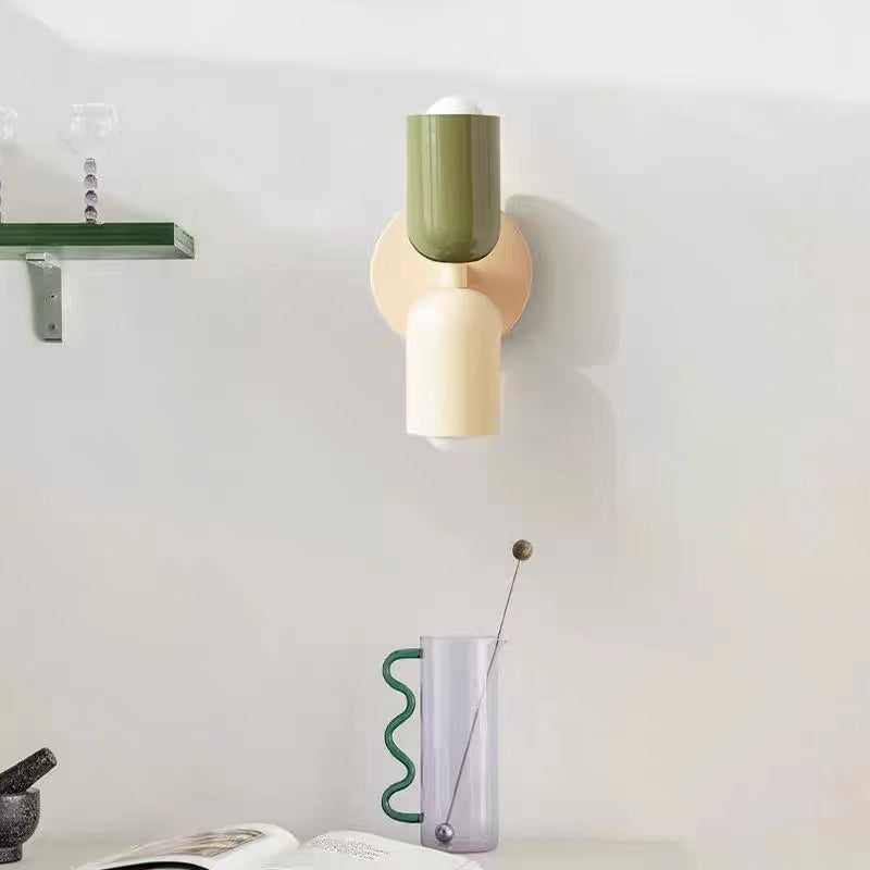 Modern Macaron Up Down Wall Light