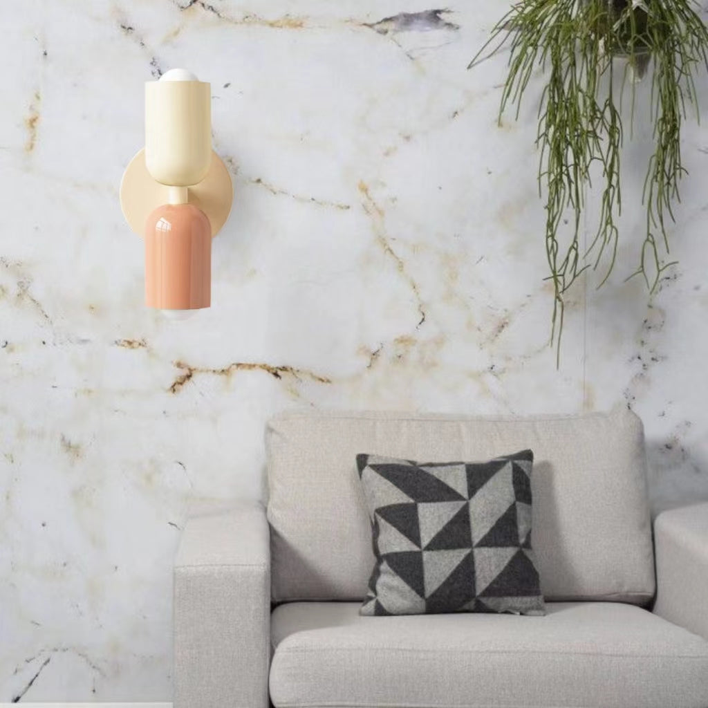 Modern Macaron Up Down Wall Light