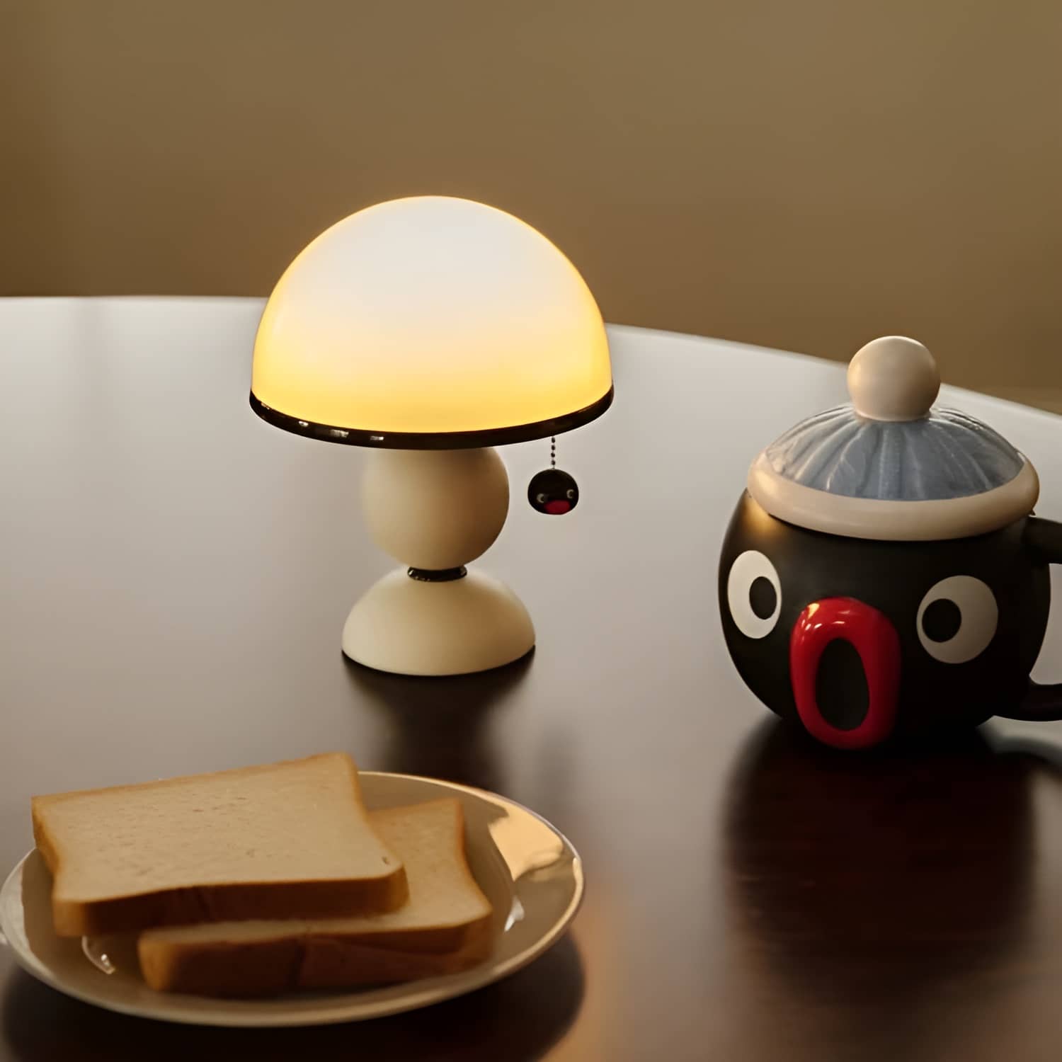 Nordic Cute Acrylic LED Rechargeable Table Lamp
