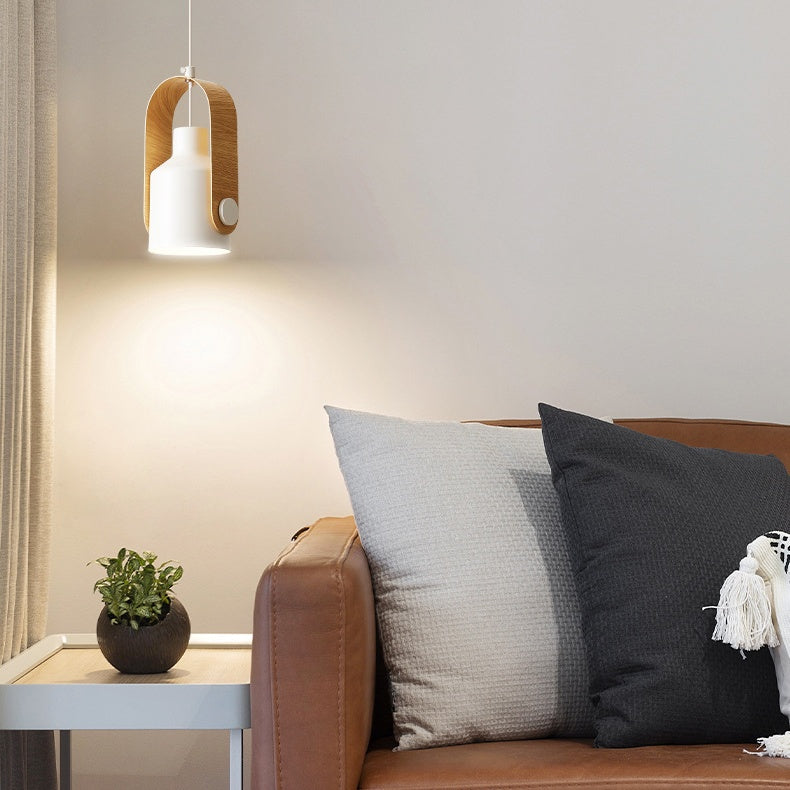 Nordic Bucket Metal LED Pendant Light