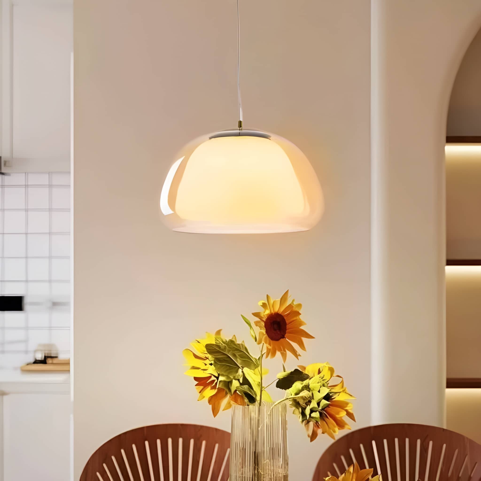 Nordic Creative Glass Jelly Pendant Light