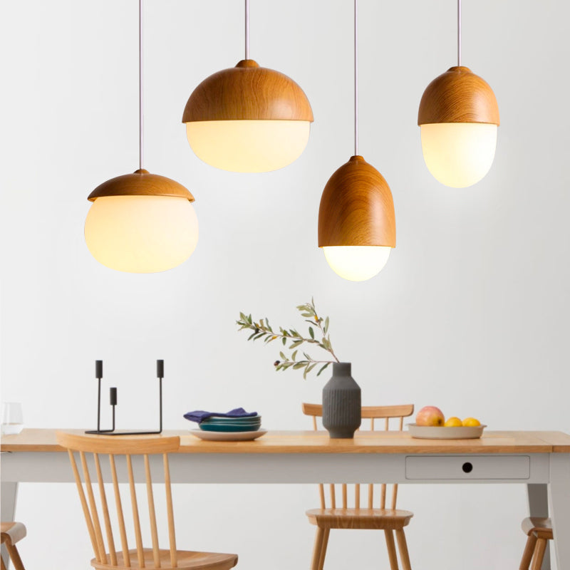 Nut Nordic Creative Glass Pendant Light