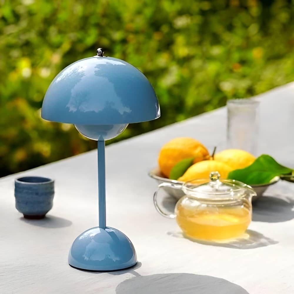 Scandinavian Minimalist Flowerpot Rechargeable Table Lamp