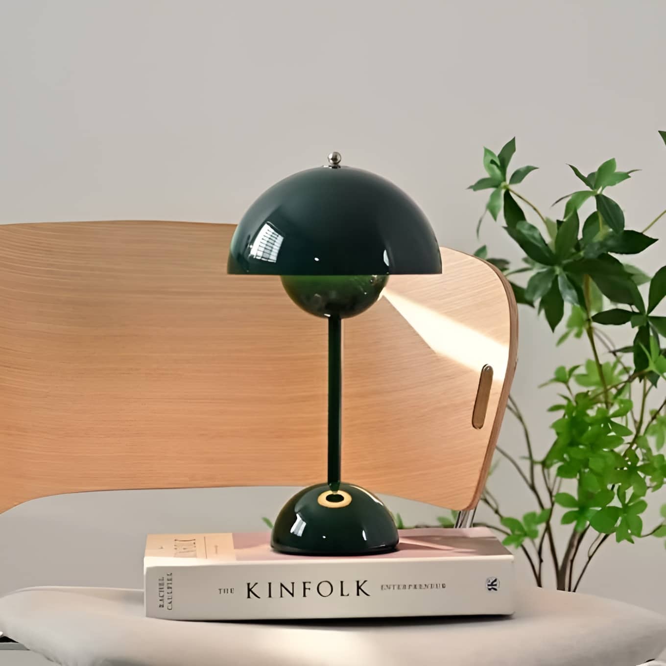 Scandinavian Minimalist Flowerpot Rechargeable Table Lamp