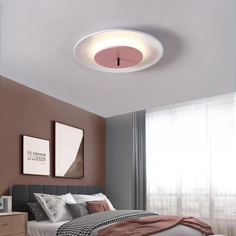 Macaron Round UFO Creative Ceiling Light