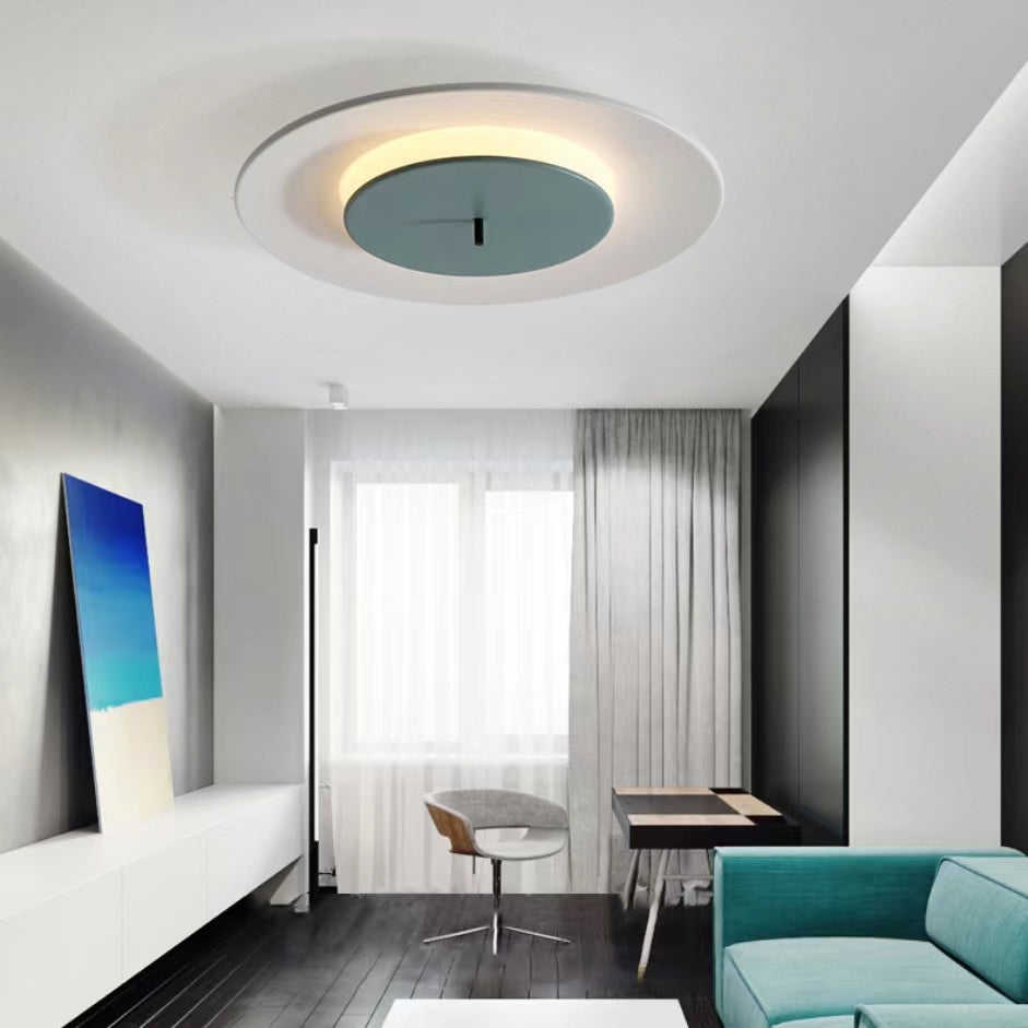 Macaron Round UFO Creative Ceiling Light