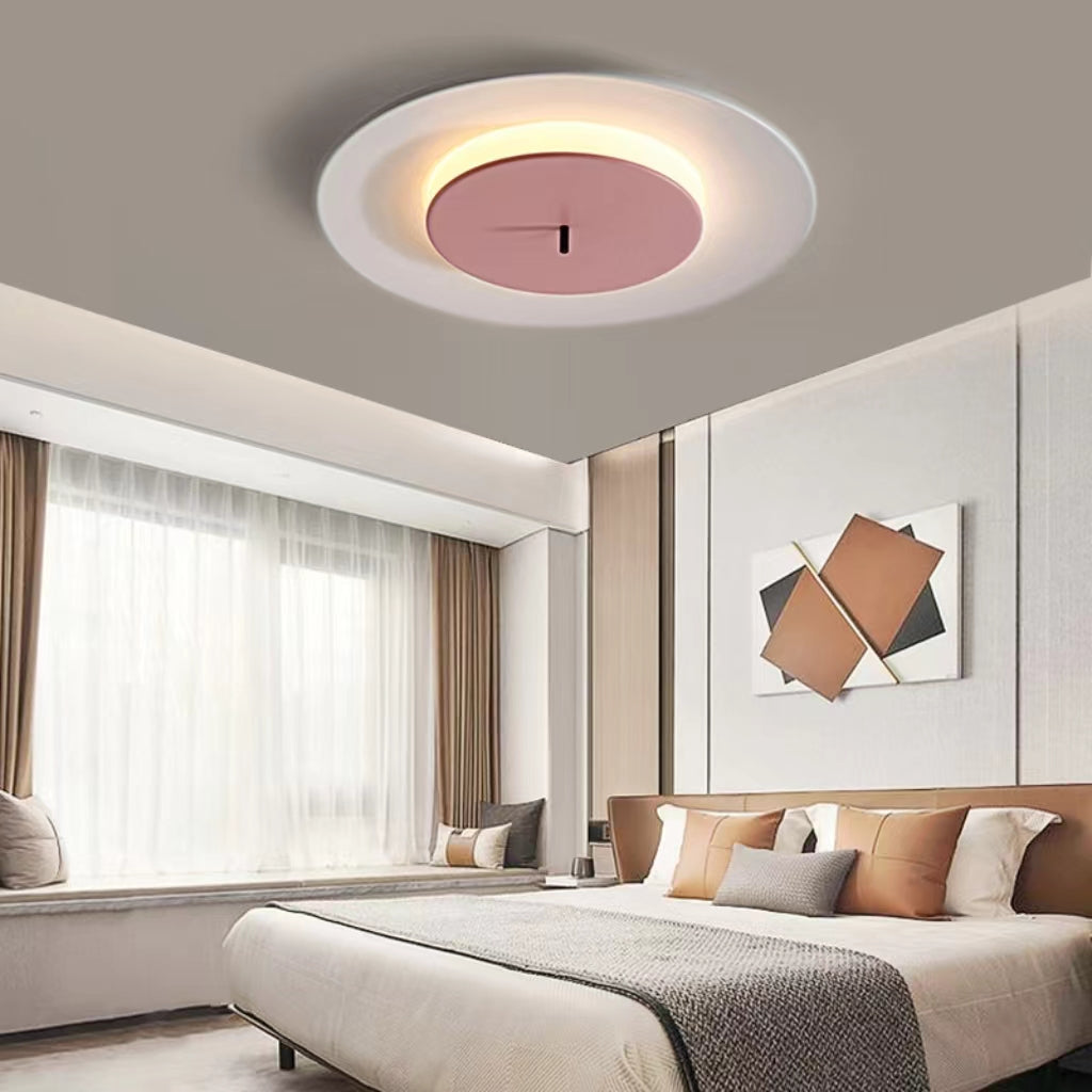 Macaron Round UFO Creative Ceiling Light