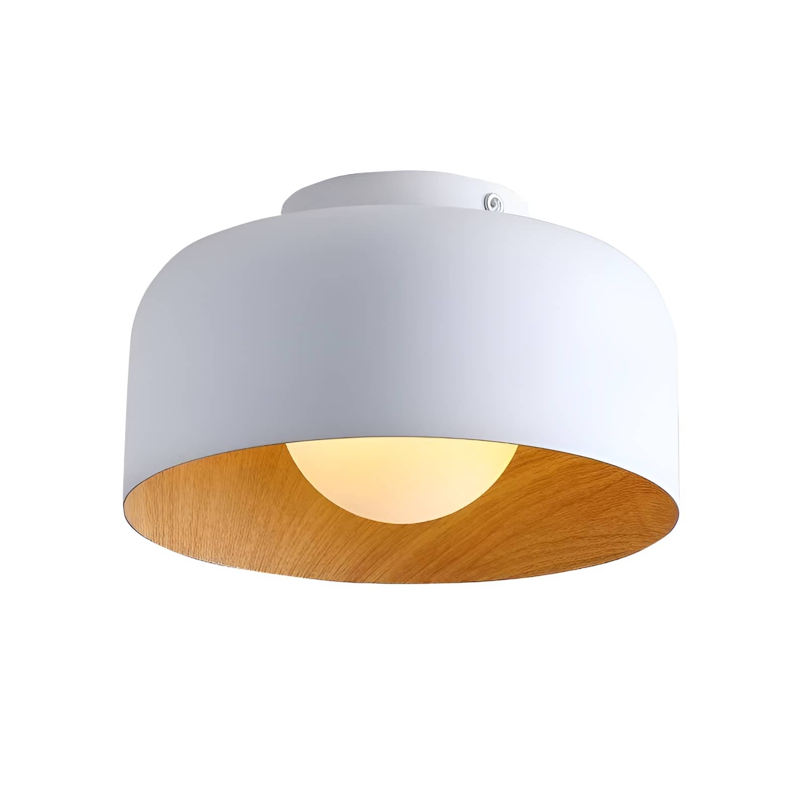 Nordic Minimalist Bowl Shaped Ceiling Light