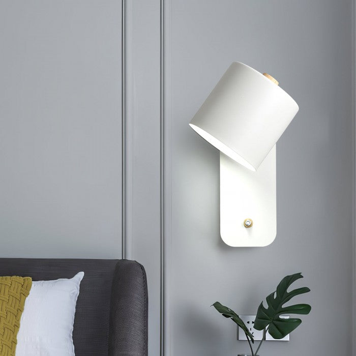 Nordic Minimalist Rotatable Cylinder Wall Light