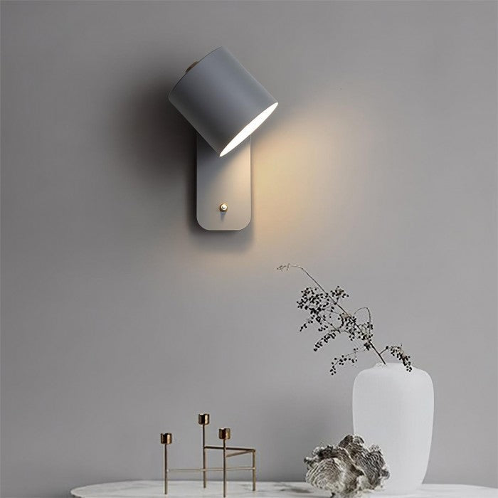 Nordic Minimalist Rotatable Cylinder Wall Light