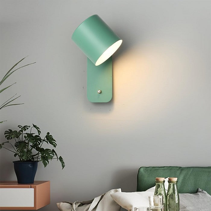 Nordic Minimalist Rotatable Cylinder Wall Light