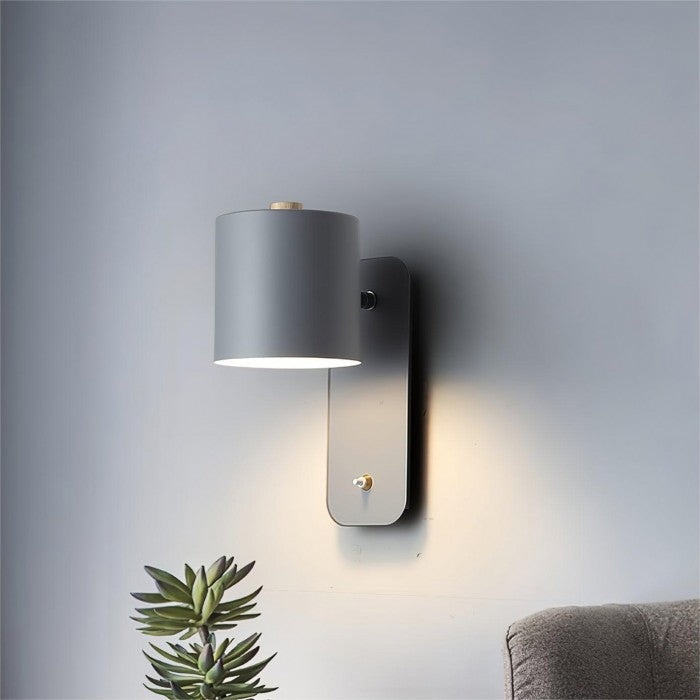 Nordic Minimalist Rotatable Cylinder Wall Light