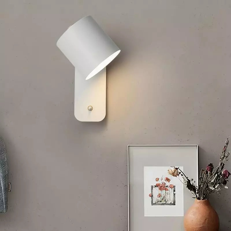 Nordic Minimalist Rotatable Cylinder Wall Light