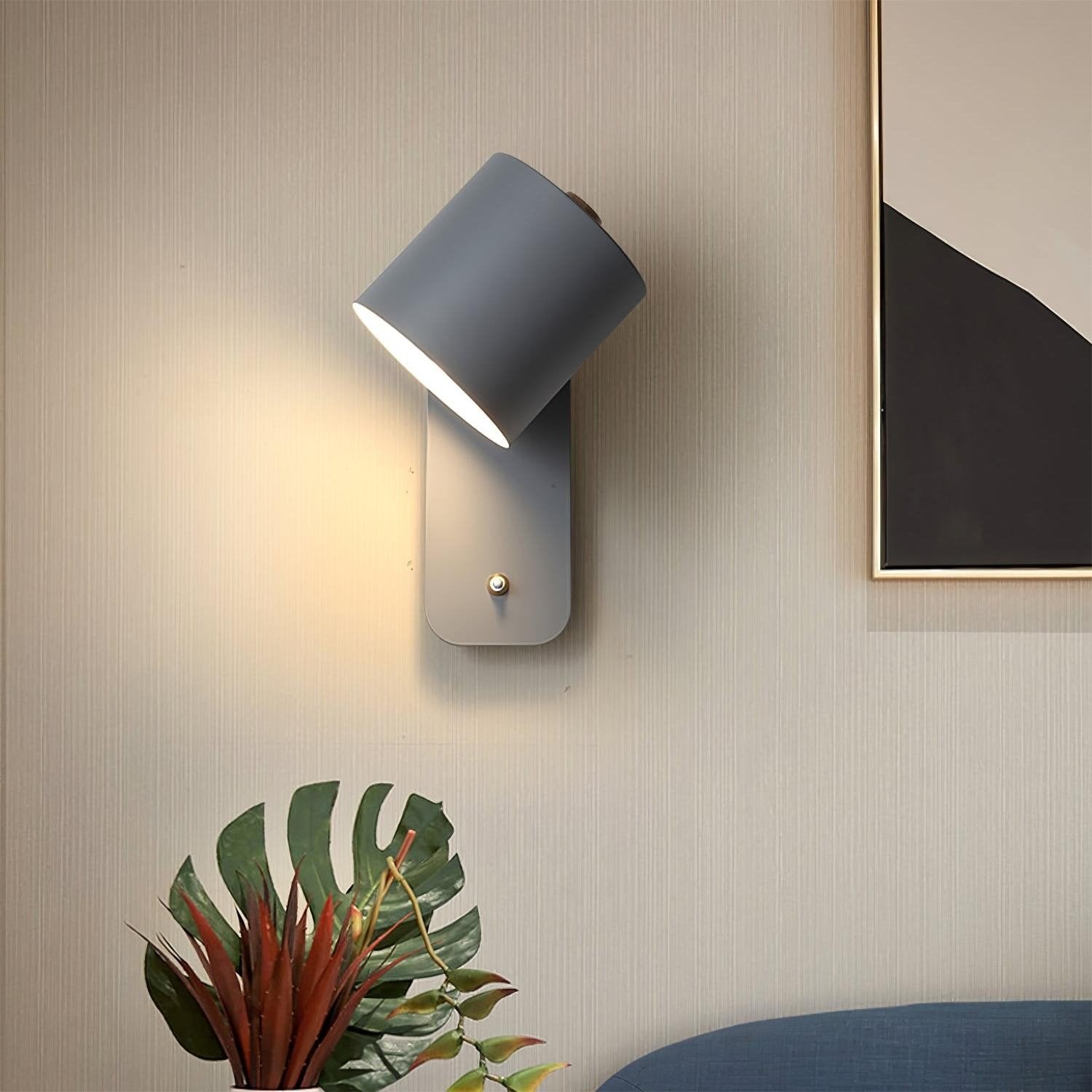 Nordic Minimalist Rotatable Cylinder Wall Light