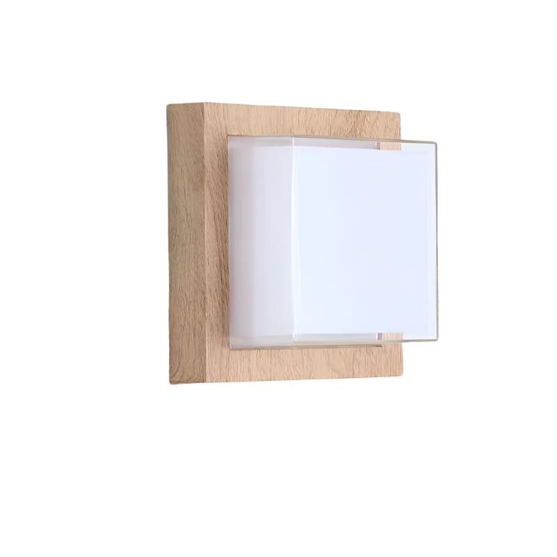 Nordic Minimalist Waterproof Square Wall Light