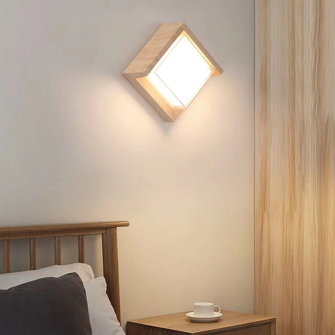 Nordic Minimalist Waterproof Square Wall Light