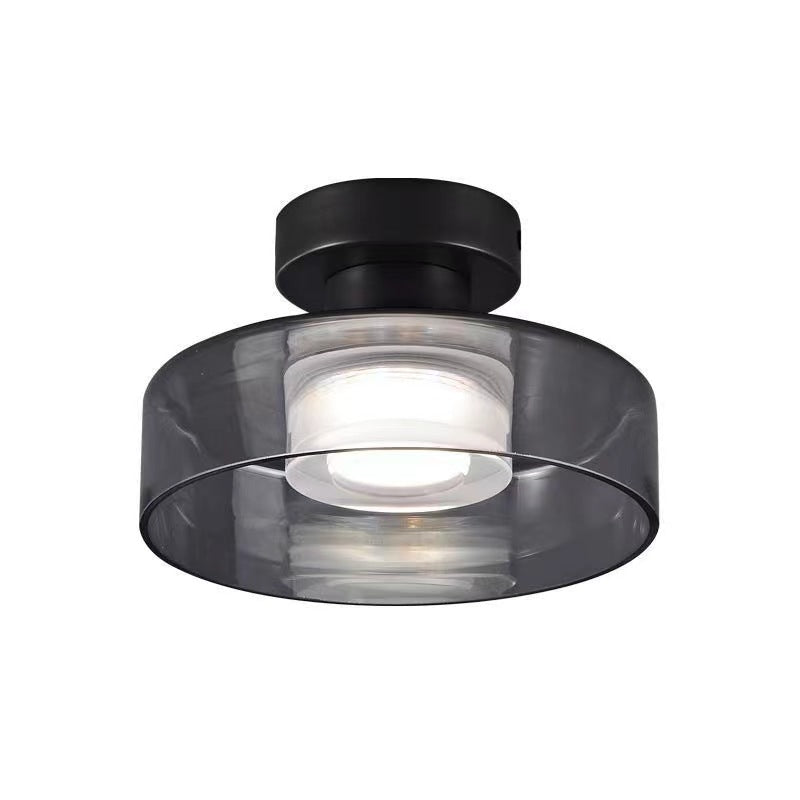 Nordic Modern Disc Glass Ceiling Light