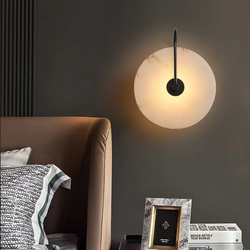 Nordic Modern Natural Marble Wall Light