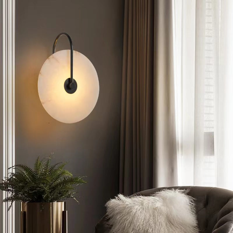 Nordic Modern Natural Marble Wall Light