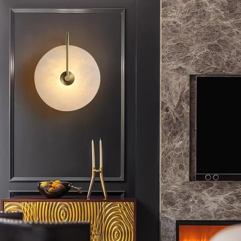 Nordic Modern Natural Marble Wall Light