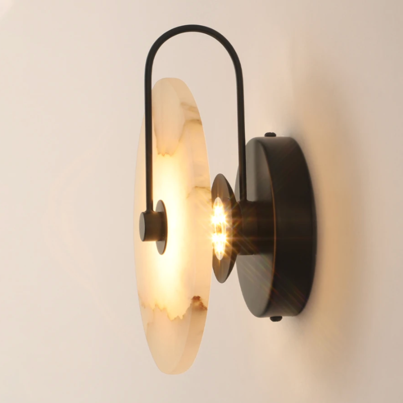 Nordic Modern Natural Marble Wall Light